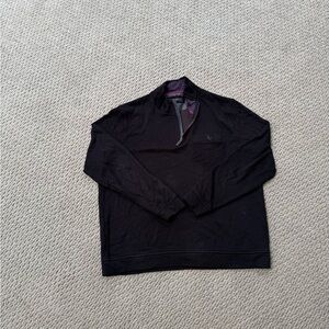Ted Baker Black Zip-Up Sweater